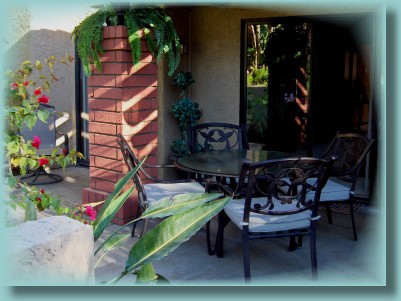 View of the patio